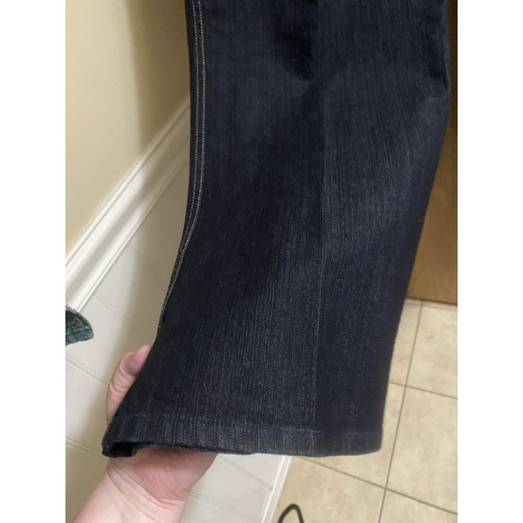 Vintage Westport Jeans Dark Wash Straight Leg Gold Hardware Size 20W Plus - Picture 5 of 14